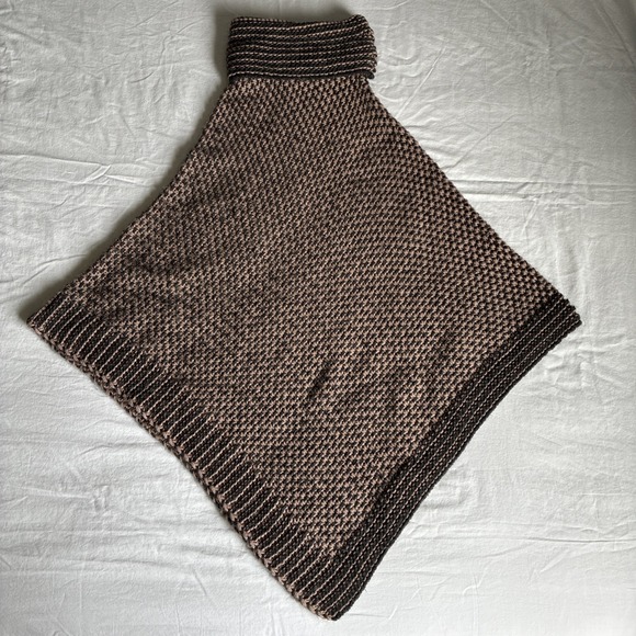 cocogio Sweaters - Cocogio Sweater Poncho Womens OS Gray Wool Alpaca Blend Layer Cozy Shawl